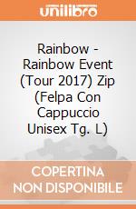 Rainbow - Rainbow Event (Tour 2017) Zip (Felpa Con Cappuccio Unisex Tg. L) gioco