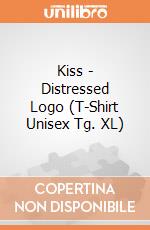 Kiss - Distressed Logo (T-Shirt Unisex Tg. XL) gioco di PHM