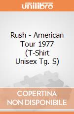 Rush - American Tour 1977 (T-Shirt Unisex Tg. S) gioco di PHM