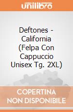 Deftones - California (Felpa Con Cappuccio Unisex Tg. 2XL) gioco