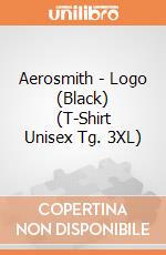 Aerosmith - Logo (Black) (T-Shirt Unisex Tg. 3XL) gioco di PHM