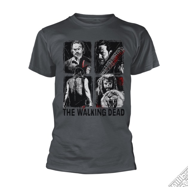 Walking Dead, The - 4 Characters (T-Shirt Unisex Tg. M) gioco di PHM