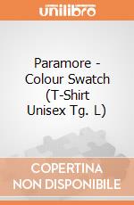 Paramore - Colour Swatch (T-Shirt Unisex Tg. L) gioco di PHM