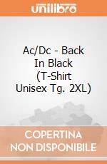 Ac/Dc - Back In Black (T-Shirt Unisex Tg. 2XL) gioco