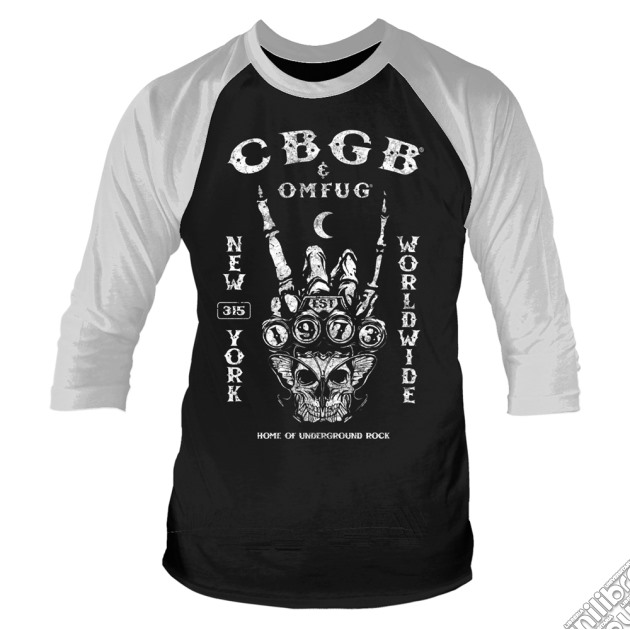 Cbgb - Est. 1973 (Raglan Baseball Shirt Tg. L) gioco di PHM