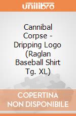 Cannibal Corpse - Dripping Logo (Raglan Baseball Shirt Tg. XL) gioco di PHM