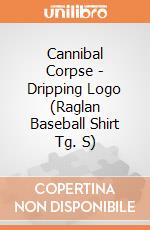 Cannibal Corpse - Dripping Logo (Raglan Baseball Shirt Tg. S) gioco di PHM