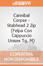 Cannibal Corpse - Stabhead 2 Zip (Felpa Con Cappuccio Unisex Tg. M) gioco di PHM