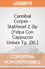 Cannibal Corpse - Stabhead 2 Zip (Felpa Con Cappuccio Unisex Tg. 2XL) gioco di PHM