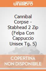 Cannibal Corpse - Stabhead 2 Zip (Felpa Con Cappuccio Unisex Tg. S) gioco di PHM