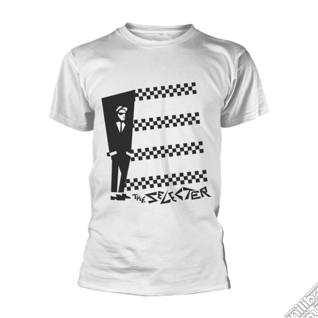 Selecter (The) - Two Tone Stripes (White) (T-Shirt Unisex Tg. S) gioco di PHM