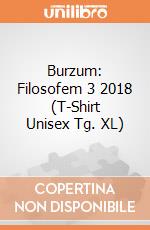 Burzum: Filosofem 3 2018 (T-Shirt Unisex Tg. XL) gioco di PHM