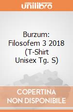 Burzum: Filosofem 3 2018 (T-Shirt Unisex Tg. S) gioco di PHM