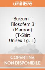 Burzum - Filosofem 3 (Maroon) (T-Shirt Unisex Tg. L) gioco di PHM