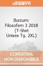 Burzum: Filosofem 3 2018 (T-Shirt Unisex Tg. 2XL) gioco di PHM