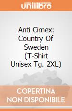 Anti Cimex: Country Of Sweden (T-Shirt Unisex Tg. 2XL) gioco di PHM