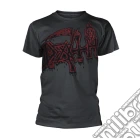 Death - Large Logo - Red (Dye Sub With Black Overdye) (T-Shirt Unisex Tg. S) gioco di PHM