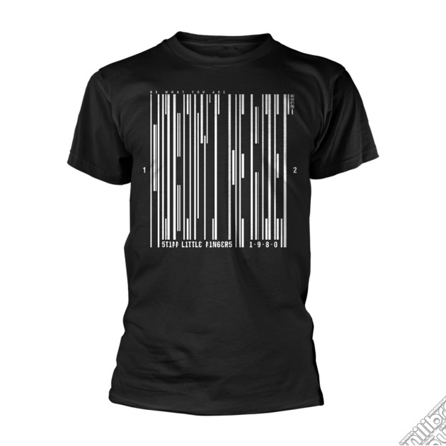 Stiff Little Fingers - Barcode (Black) (T-Shirt Unisex Tg. M) gioco di PHM
