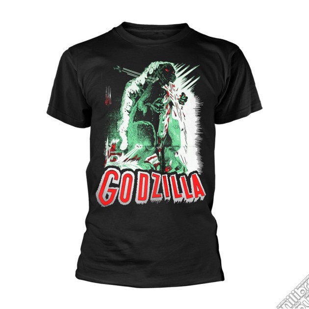 Plan 9 - Godzilla Poster Black (T-Shirt Unisex Tg. L) gioco