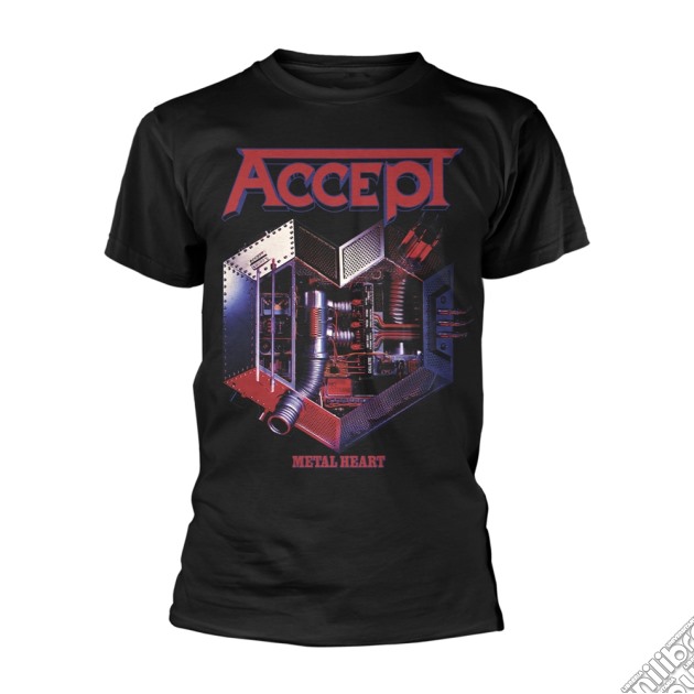Accept - Metal Heart 1 (T-Shirt Unisex Tg. S) gioco di PHM