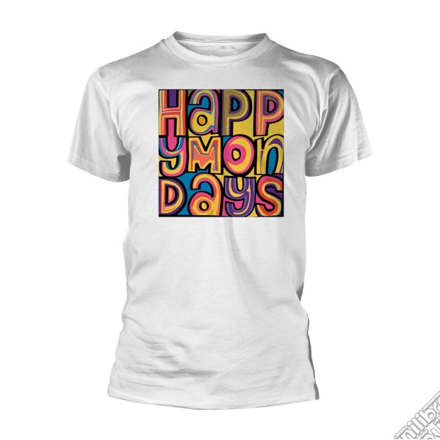 Happy Mondays - Happy Mondays (White) (T-Shirt Unisex Tg. L) gioco di PHM