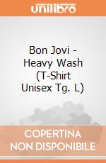 Bon Jovi - Heavy Wash (T-Shirt Unisex Tg. L) gioco di PHM