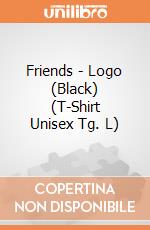 Friends - Logo (Black) (T-Shirt Unisex Tg. L) gioco di PHM