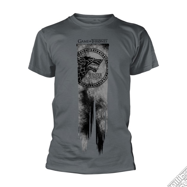 Game Of Thrones - Stark Flag - Winter Is Coming (T-Shirt Unisex Tg. M) gioco