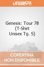 Genesis: Tour 78 (T-Shirt Unisex Tg. S) gioco