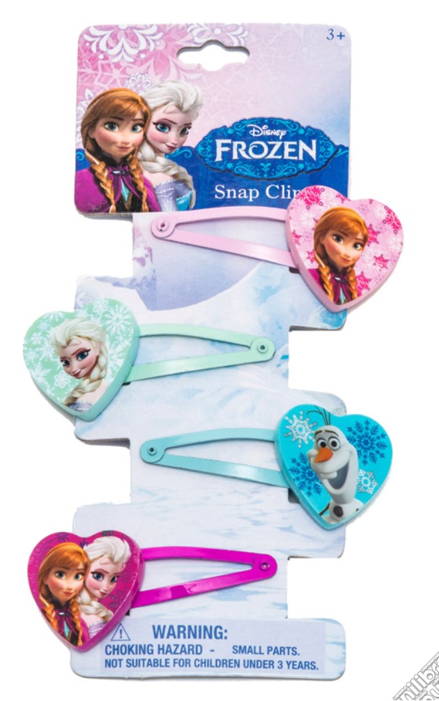 Frozen - 4 Fermacapelli gioco di Joy Toy