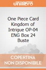 One Piece Card Kingdom of Intrigue OP-04 ENG Box 24 Buste gioco di CAR