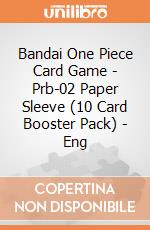 Bandai One Piece Card Game - Prb-02 Paper Sleeve (10 Card Booster Pack) - Eng giochi