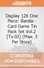 Display 12X One Piece: Bandai - Card Game Tin Pack Set Vol.2 [Ts-02] (Max. 3 Per Store) giochi