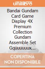 Bandai Gundam Card Game Display 4X Premium Collection Gundam Assemble Set Gquuuuuux Pc02a giochi