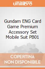 Gundam ENG Card Game Premium Accessory Set Mobile Suit PB01 giochi