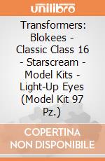 Transformers: Blokees - Classic Class 16 - Starscream - Model Kits - Light-Up Eyes (Model Kit 97 Pz.) giochi