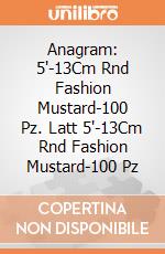 Anagram: 5'-13Cm Rnd Fashion Mustard-100 Pz. Latt 5'-13Cm Rnd Fashion Mustard-100 Pz giochi
