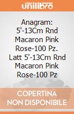 Anagram: 5'-13Cm Rnd Macaron Pink Rose-100 Pz. Latt 5'-13Cm Rnd Macaron Pink Rose-100 Pz giochi