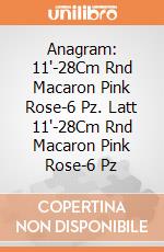 Anagram: 11'-28Cm Rnd Macaron Pink Rose-6 Pz. Latt 11'-28Cm Rnd Macaron Pink Rose-6 Pz giochi