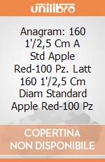 Anagram: 160 1'/2,5 Cm A Std Apple Red-100 Pz. Latt 160 1'/2,5 Cm Diam Standard Apple Red-100 Pz giochi
