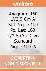 Anagram: 160 1'/2,5 Cm A Std Purple-100 Pz. Latt 160 1'/2,5 Cm Diam Standard Purple-100 Pz giochi