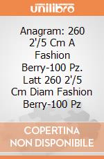 Anagram: 260 2'/5 Cm A Fashion Berry-100 Pz. Latt 260 2'/5 Cm Diam Fashion Berry-100 Pz giochi