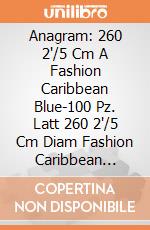 Anagram: 260 2'/5 Cm A Fashion Caribbean Blue-100 Pz. Latt 260 2'/5 Cm Diam Fashion Caribbean Blue-100 Pz giochi