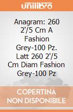 Anagram: 260 2'/5 Cm A Fashion Grey-100 Pz. Latt 260 2'/5 Cm Diam Fashion Grey-100 Pz giochi