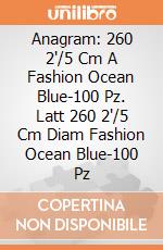 Anagram: 260 2'/5 Cm A Fashion Ocean Blue-100 Pz. Latt 260 2'/5 Cm Diam Fashion Ocean Blue-100 Pz giochi