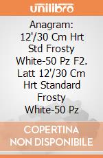 Anagram: 12'/30 Cm Hrt Std Frosty White-50 Pz F2. Latt 12'/30 Cm Hrt Standard Frosty White-50 Pz giochi