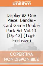 Display 8X One Piece: Bandai - Card Game Double Pack Set Vol.13 [Dp-13] (Tcg+ Exclusive) giochi