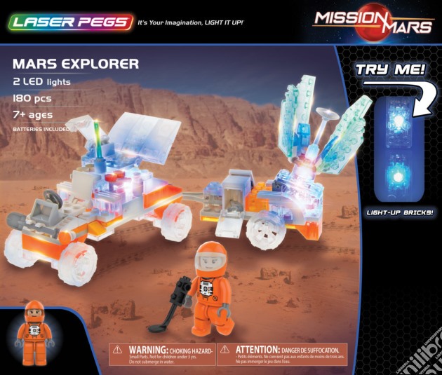 Laser Pegs - Mars Explorer gioco di Laser Pegs