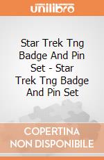 Star Trek Tng Badge And Pin Set - Star Trek Tng Badge And Pin Set gioco