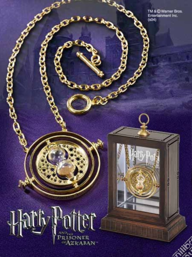 Harry Potter: Noble NN26763 - Hermioneâ€™s Time Turner 24K Plated - 1.4in (3.5cm) Includes 18